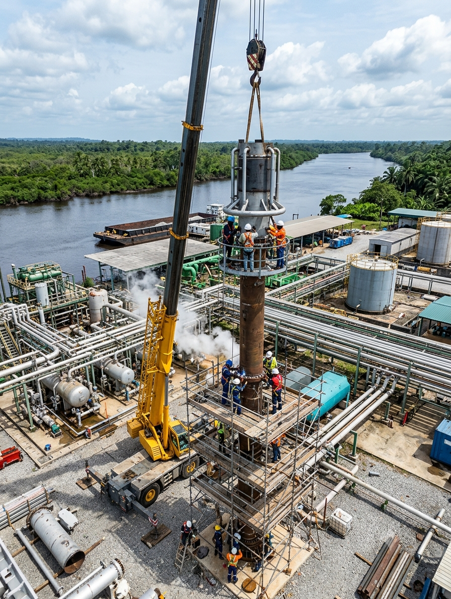 Design, construction, and installation of 16-inch smokeless flare stack – photo 3