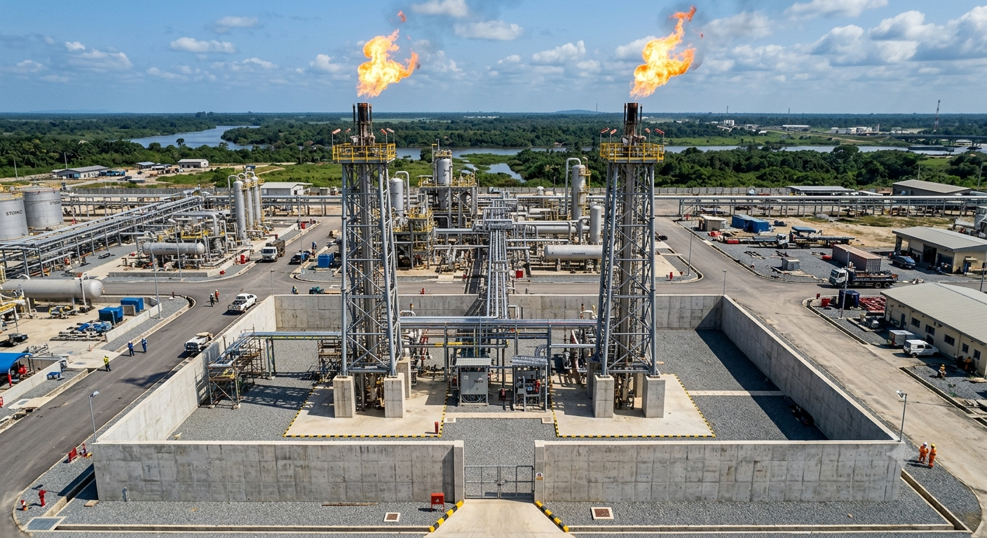 Design, construction, and installation of twin 30-inch smokeless flare, auto ignition system and bondwall – photo 2