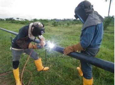 Pipe welding and NDT inspection